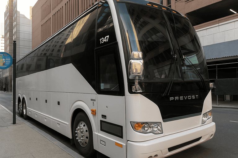 a Davenport Coach Bus Service coach bus