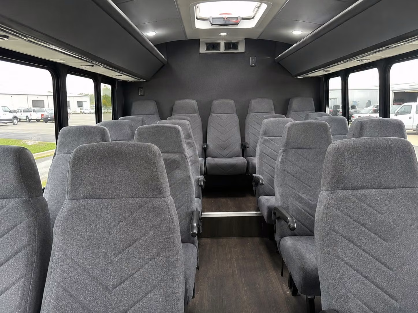 15 passenger minibus inside