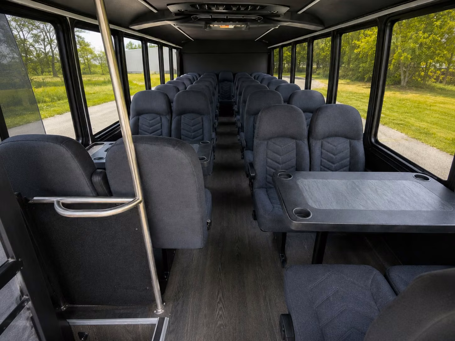 18 passenger minibus inside