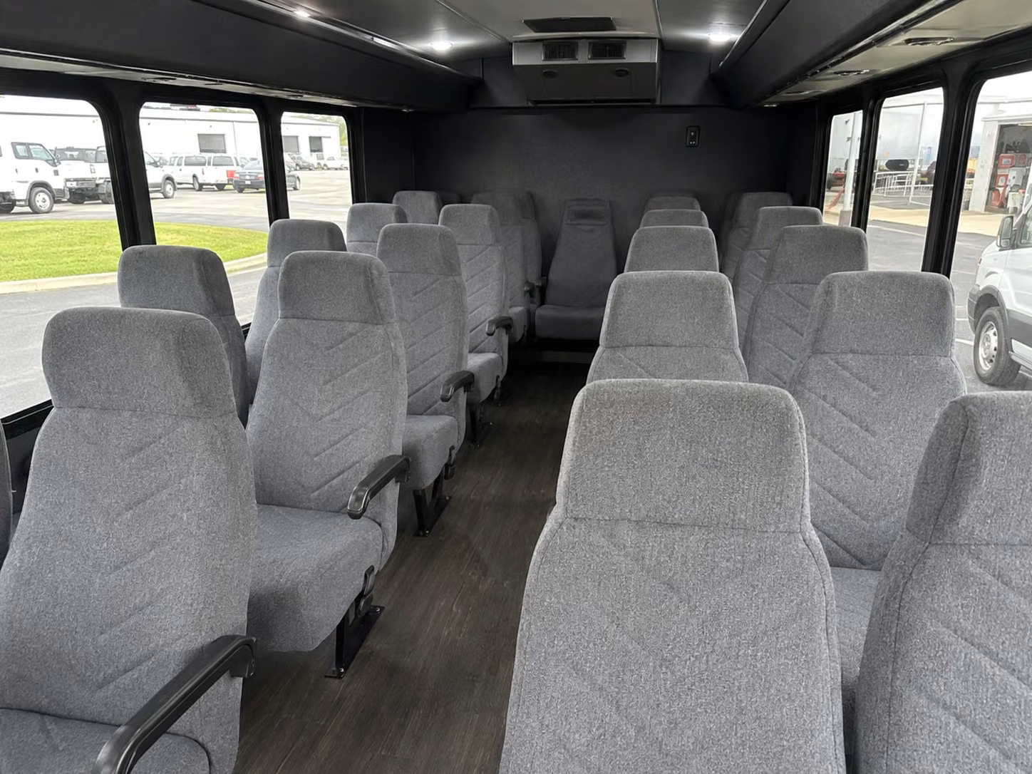 18 passenger minibus interior