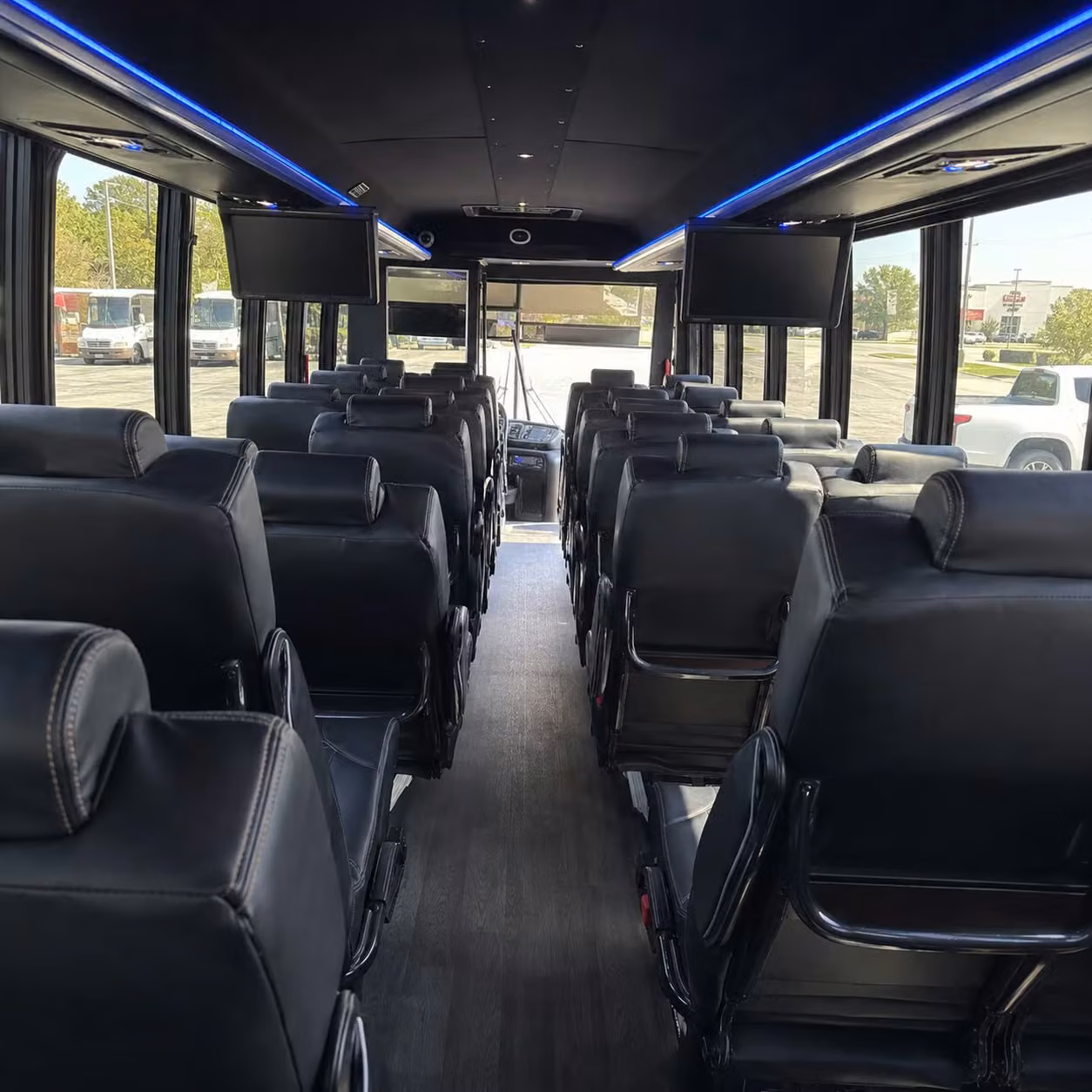 25 passenger minibus interior