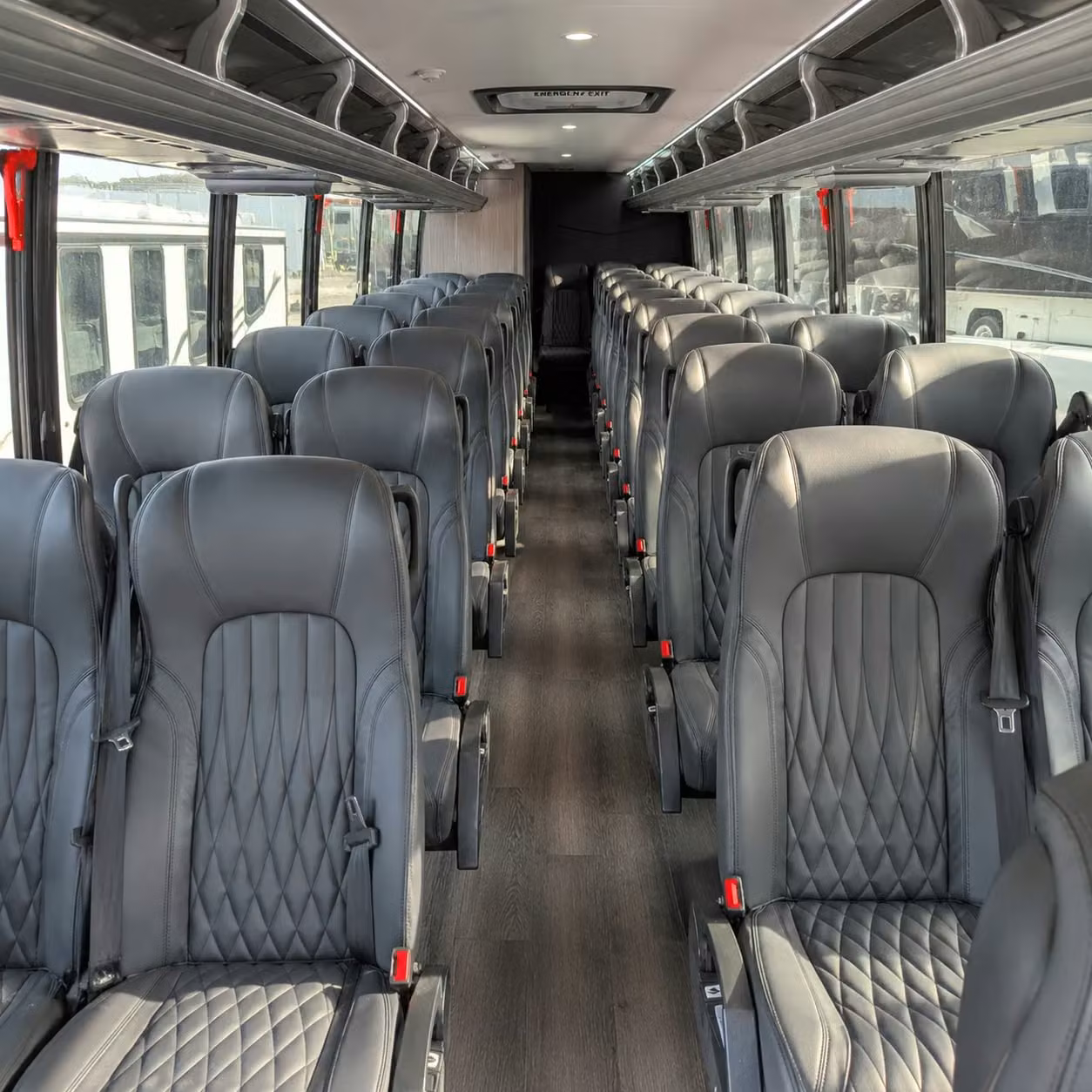 28 passenger minibus inside
