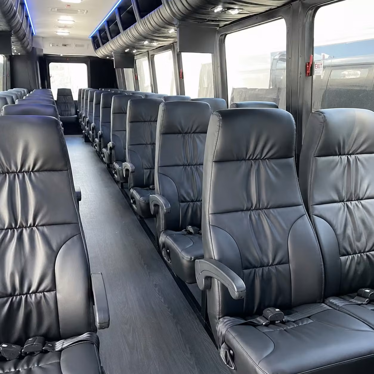 28 passenger minibus interior