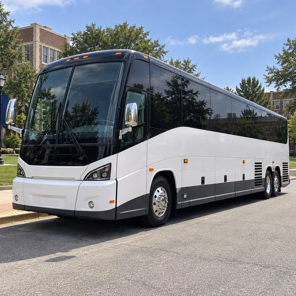 charter bus transportation for rock island arsenal personnel in the quad cities