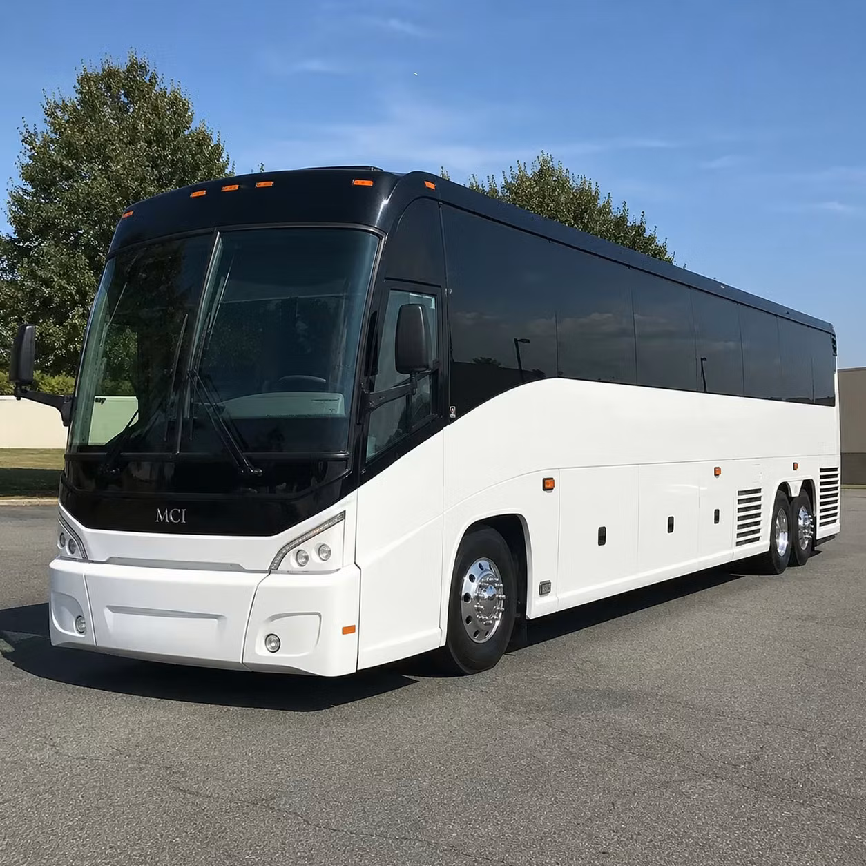 davenport charter bus rental exterior