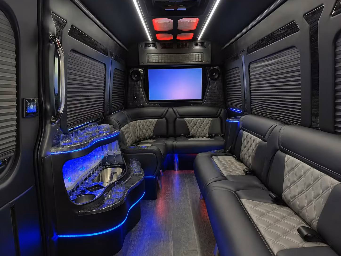 government agency commuter employee shuttle bus rentals in davenport