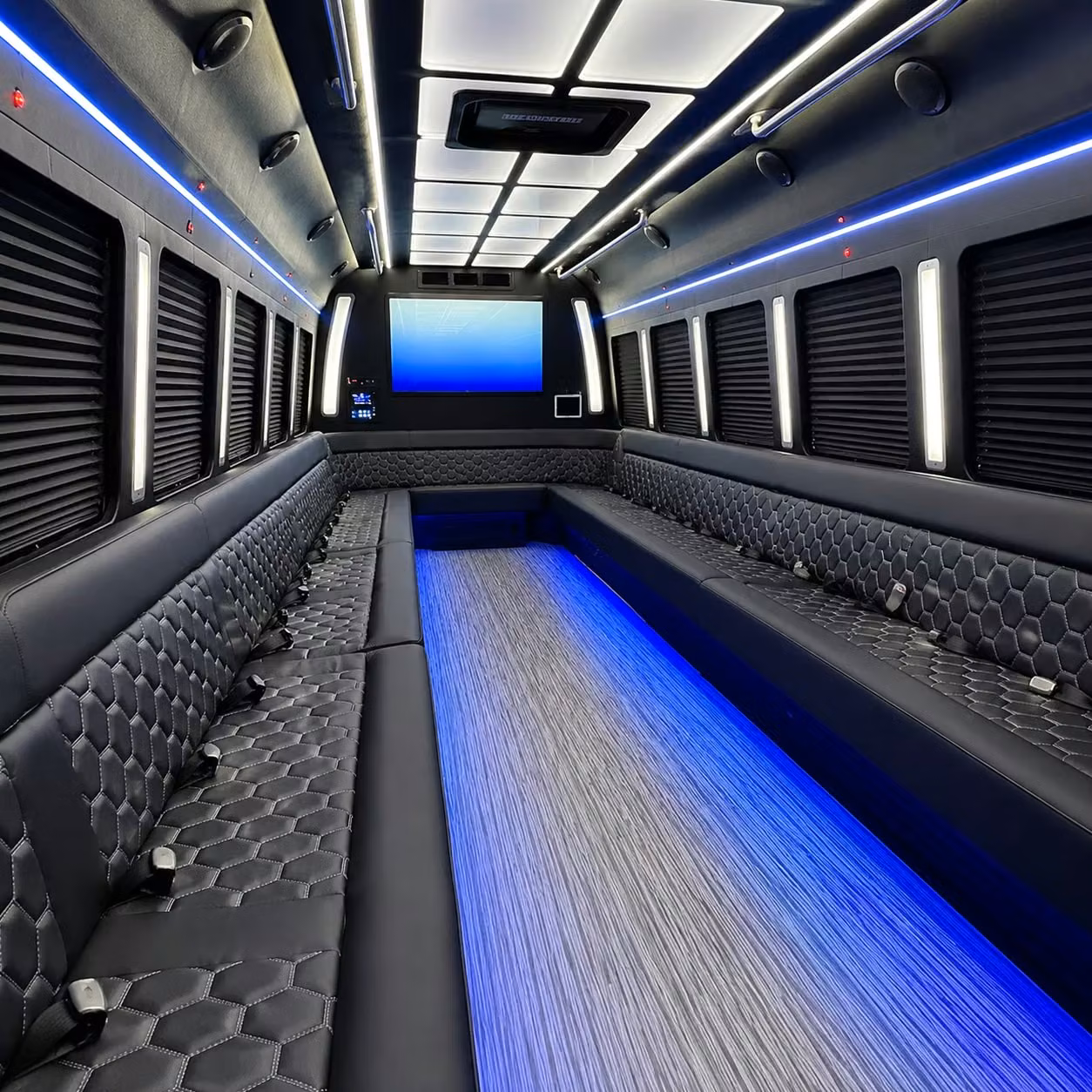 party bus interior